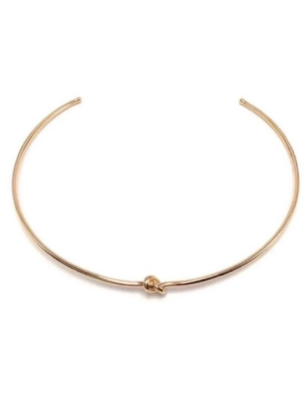 New! Gold Knot Cuff Necklace (3007) NWOT